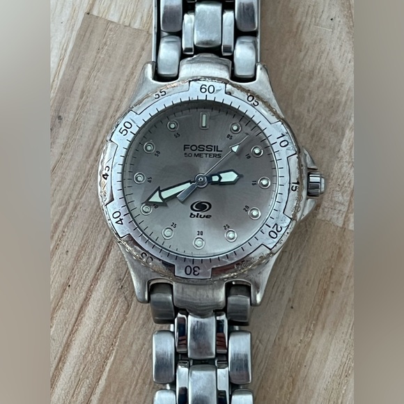 Fossil Blue Ladies Watch Stainless Dial and Bracelet Date Window main image 10